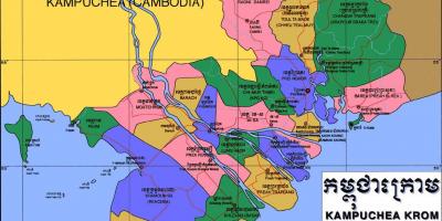 Kamboçya haritası 